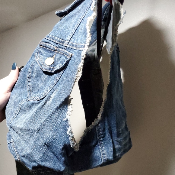 Forever 21 Cropped Jean Vest - Large - Picture 4 of 4